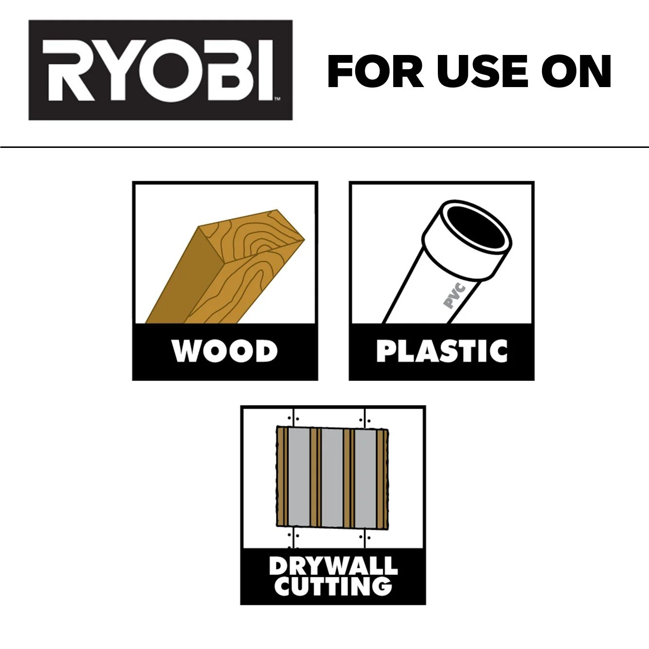 3 PC. Wood/Drywall Flush Cut Blade - Image 3
