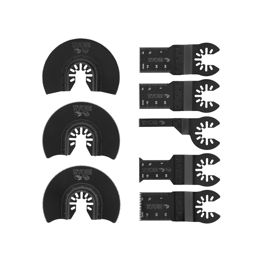8 PC. Multi-Material Oscillating Blade Set