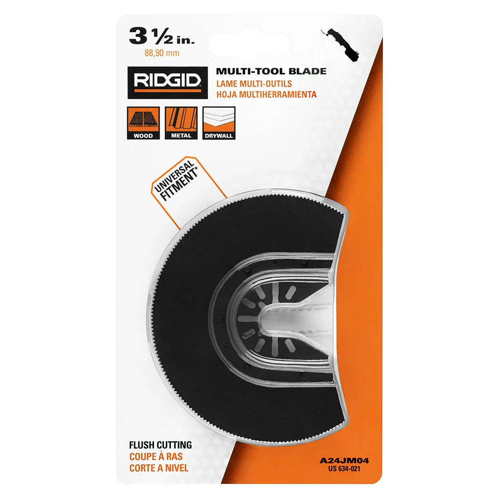 3-1/2" Steel Flush Cut Multi-Tool Blade