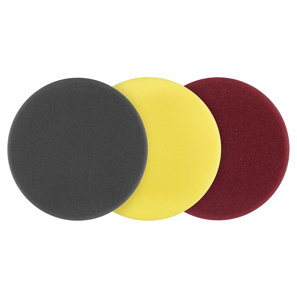 3 PC. 5" Foam Dual Action Polisher Variety Pad Set