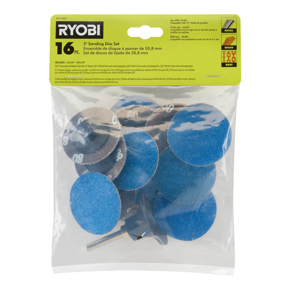 16 PC. 2" Sanding Disc Set