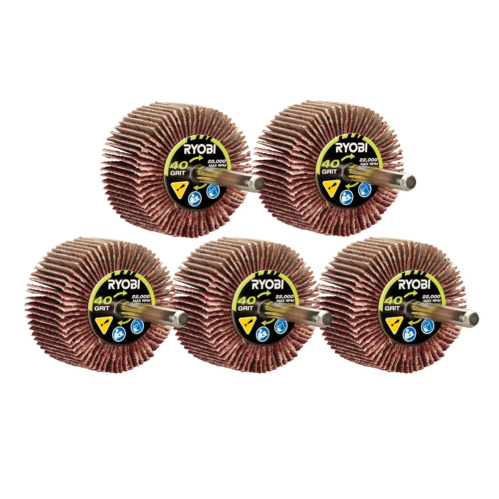 5 PC. 40 Grit Flap Wheel