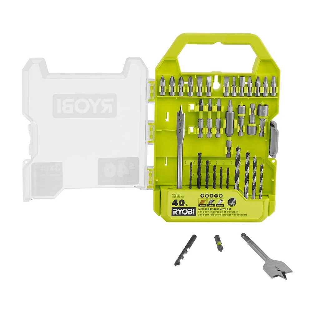 40 PC. Drill and Impact Drive Set - Image 3