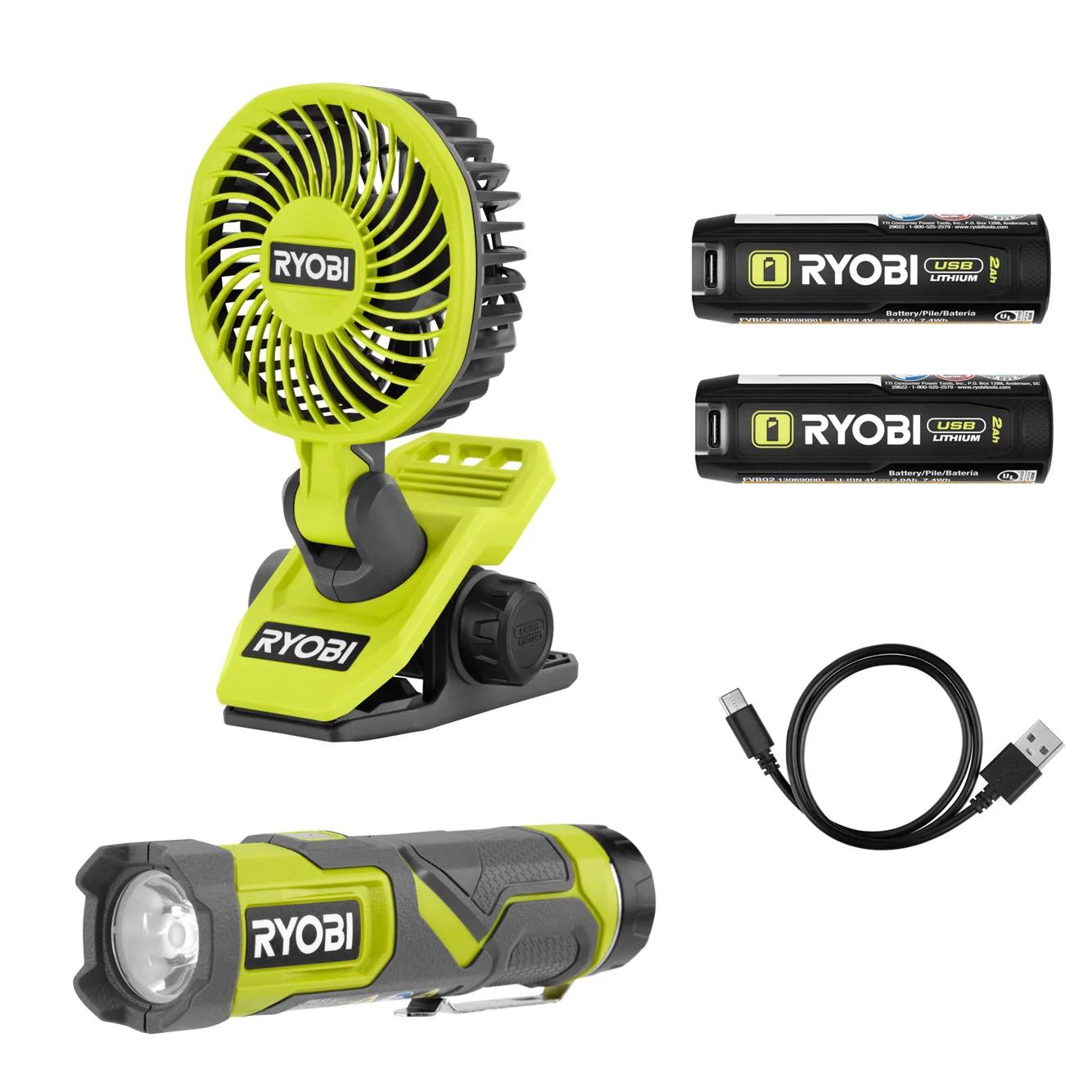 USB Lithium 2-Tool Combo Kit
