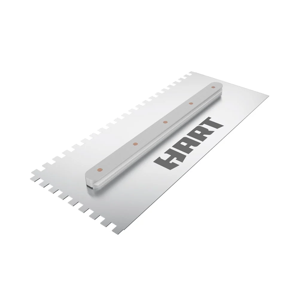 Quick-Tatch 1/4 In. X 1/4 In. X 1/4 In. Stainless Steel Square-Notch Trowel