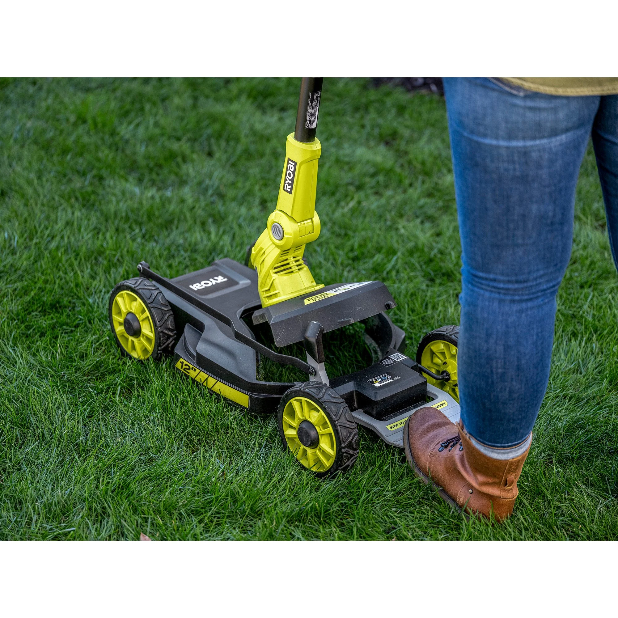 18V ONE+ 3-in-1 Mower","String Trimmer","and Edger Kit - Image 8