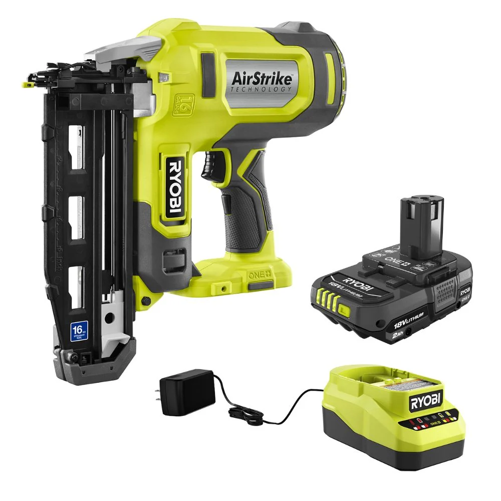 18V ONE+ AirStrike 16GA Straight Finish Nailer Kit