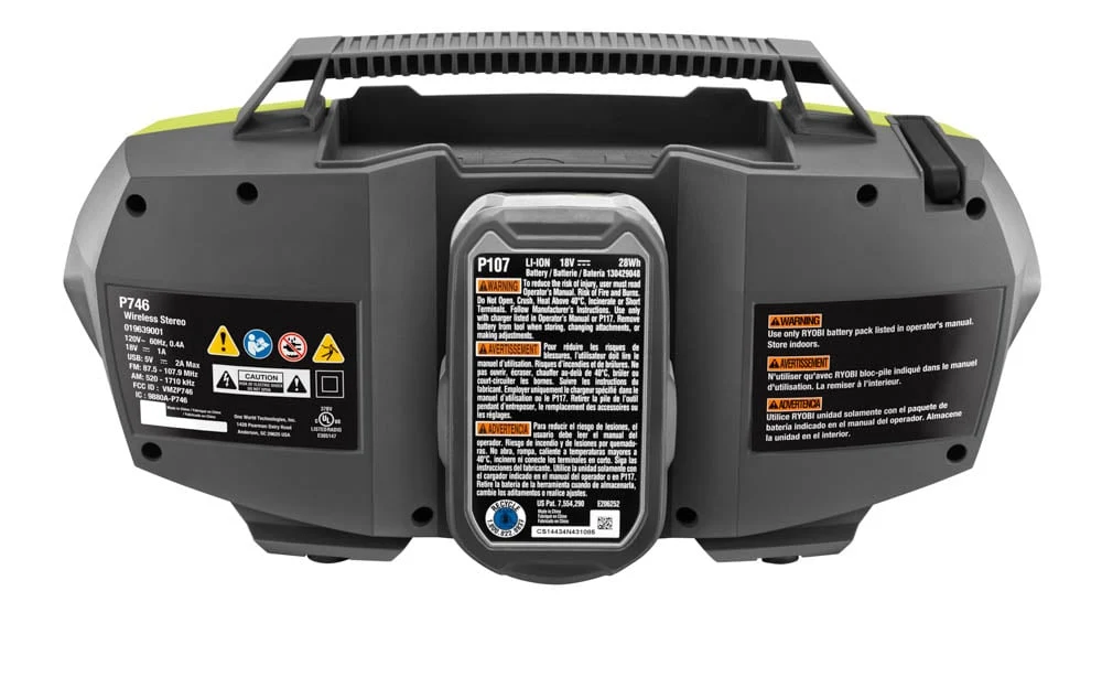 18V ONE+ Hybrid Stereo with Bluetooth™ Wireless Technology - Image 6