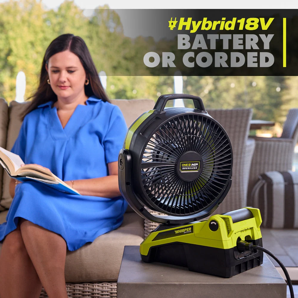 18V ONE+ Hybrid 9" Oscillating Fan - Image 4