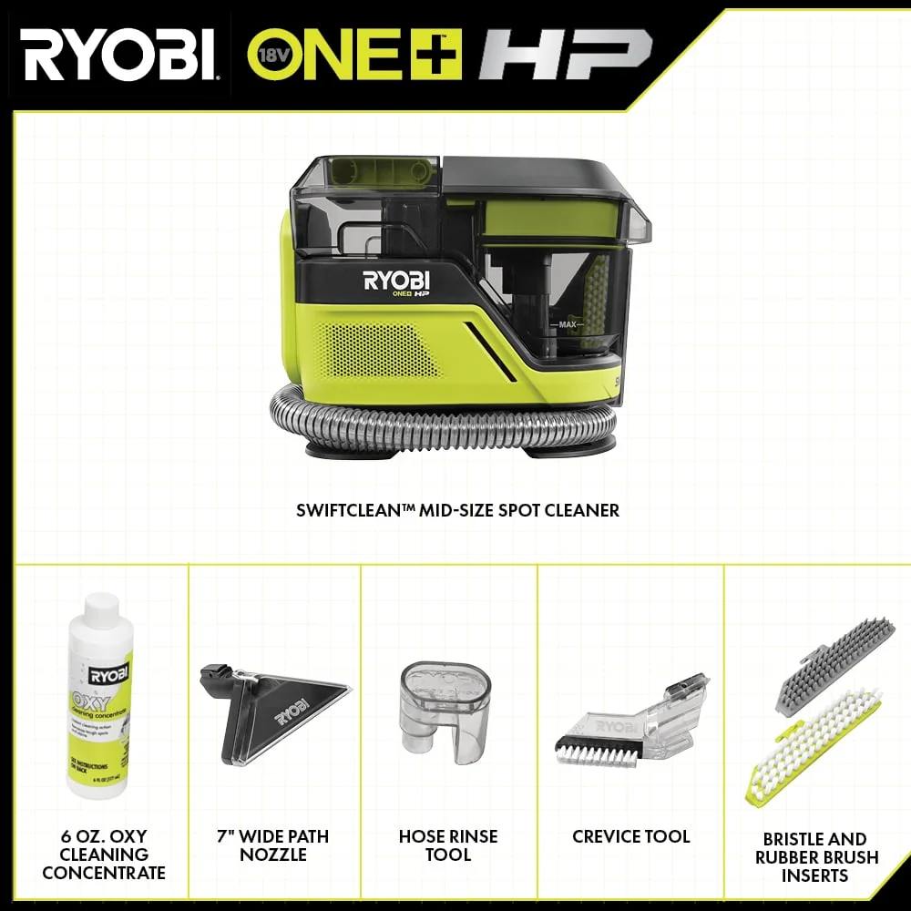 18V ONE+ HP Brushless SWIFTClean Mid-Size Spot Cleaner - Image 2