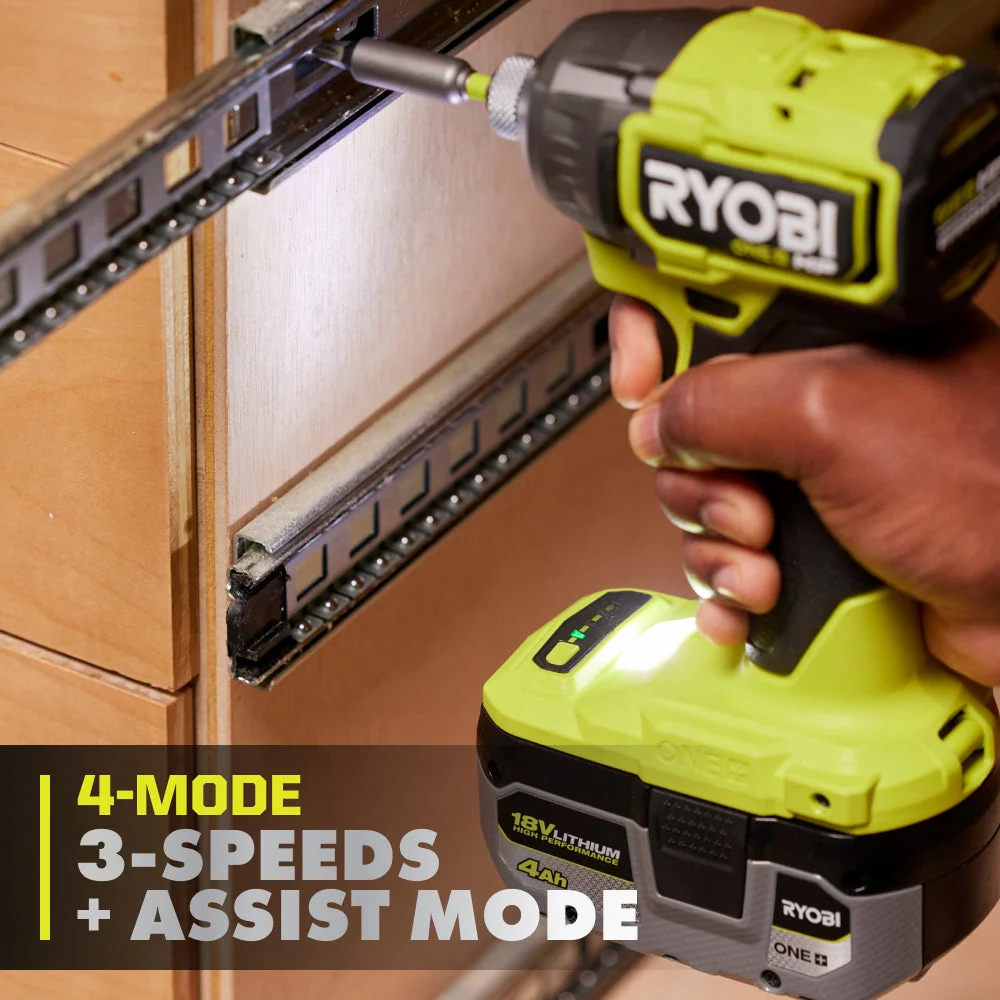 18V ONE+ HP Brushless 4-Mode 1/4" Hex Impact Driver - Image 2