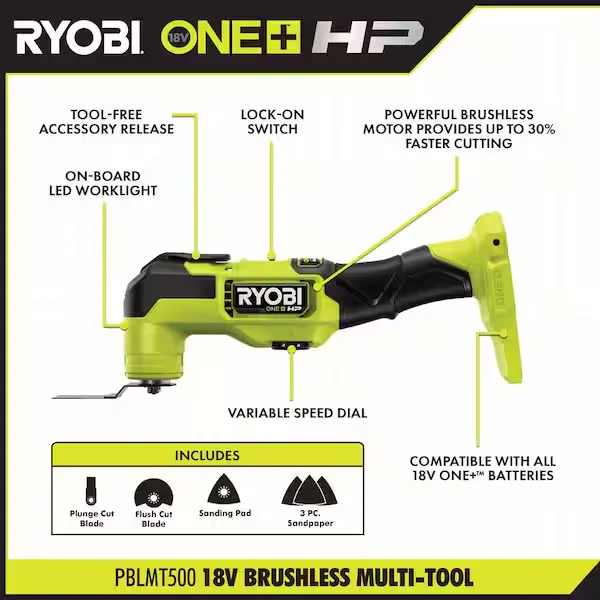 18V ONE+ HP Brushless Multi-Tool - Image 2