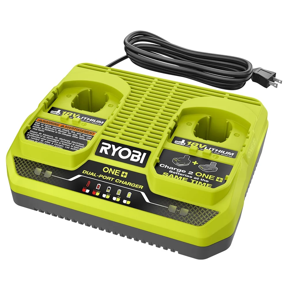 18V ONE+ Dual-Port Simultaneous Charger