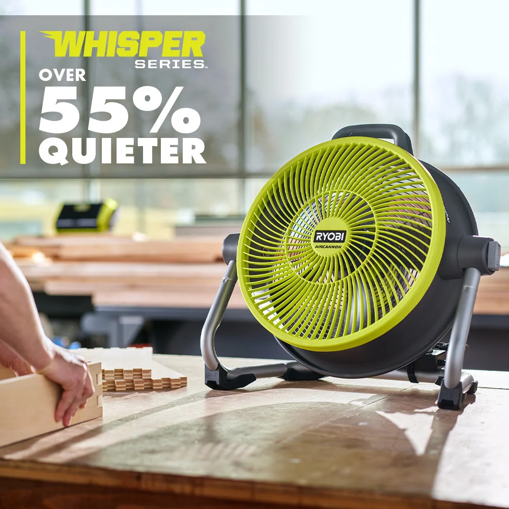 18V ONE+ Hybrid WHISPER Series 14" Air Cannon Fan - Image 4