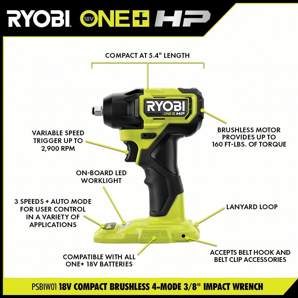 18V ONE+ HP Compact Brushless 6-Tool Combo Kit - Image 6