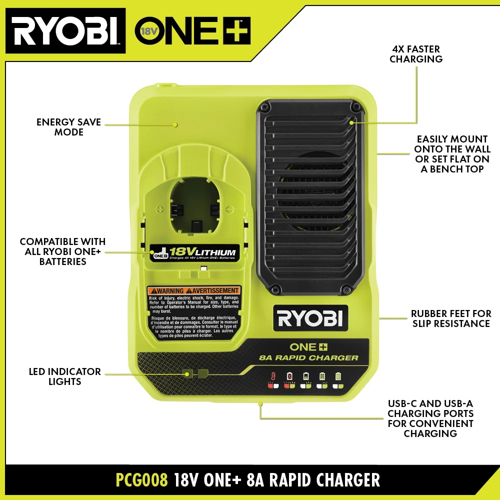 18V ONE+ 8Ah High Performance Battery Starter Kit - Image 2