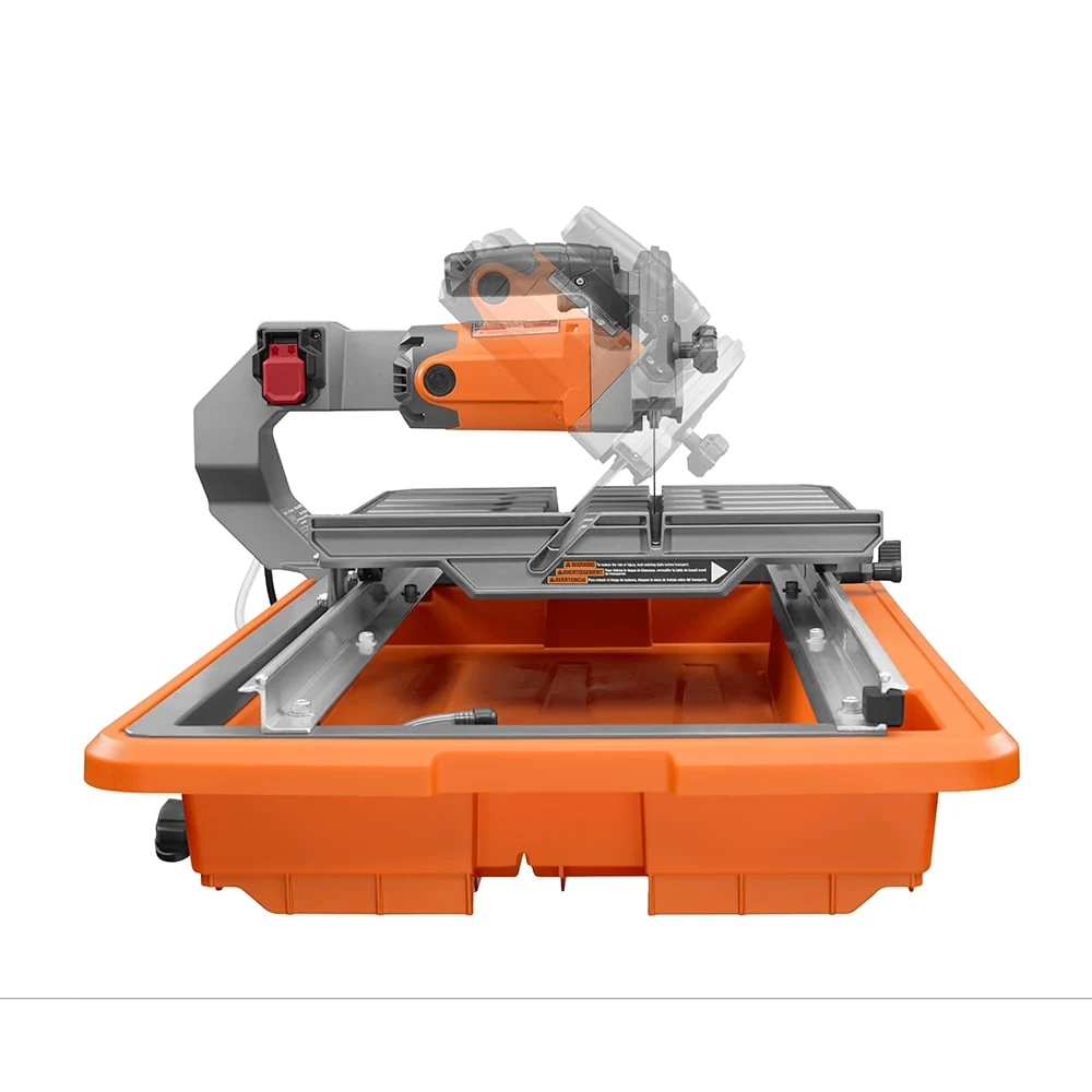 7" Wet Tile Saw with Stand - Image 3