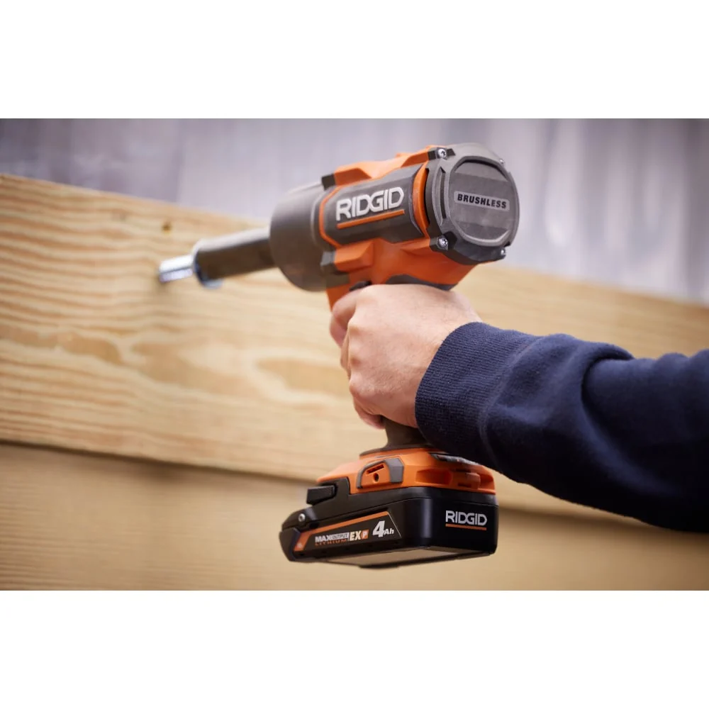 18V Brushless 1/2" Mid-Torque Impact Wrench with Pin Detent Kit - Image 3
