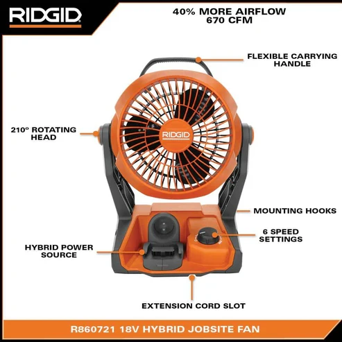 18V Hybrid Fan - Image 5