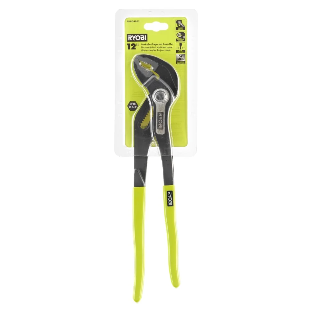 12" Quick Adjust Tongue and Groove Pliers - Image 2