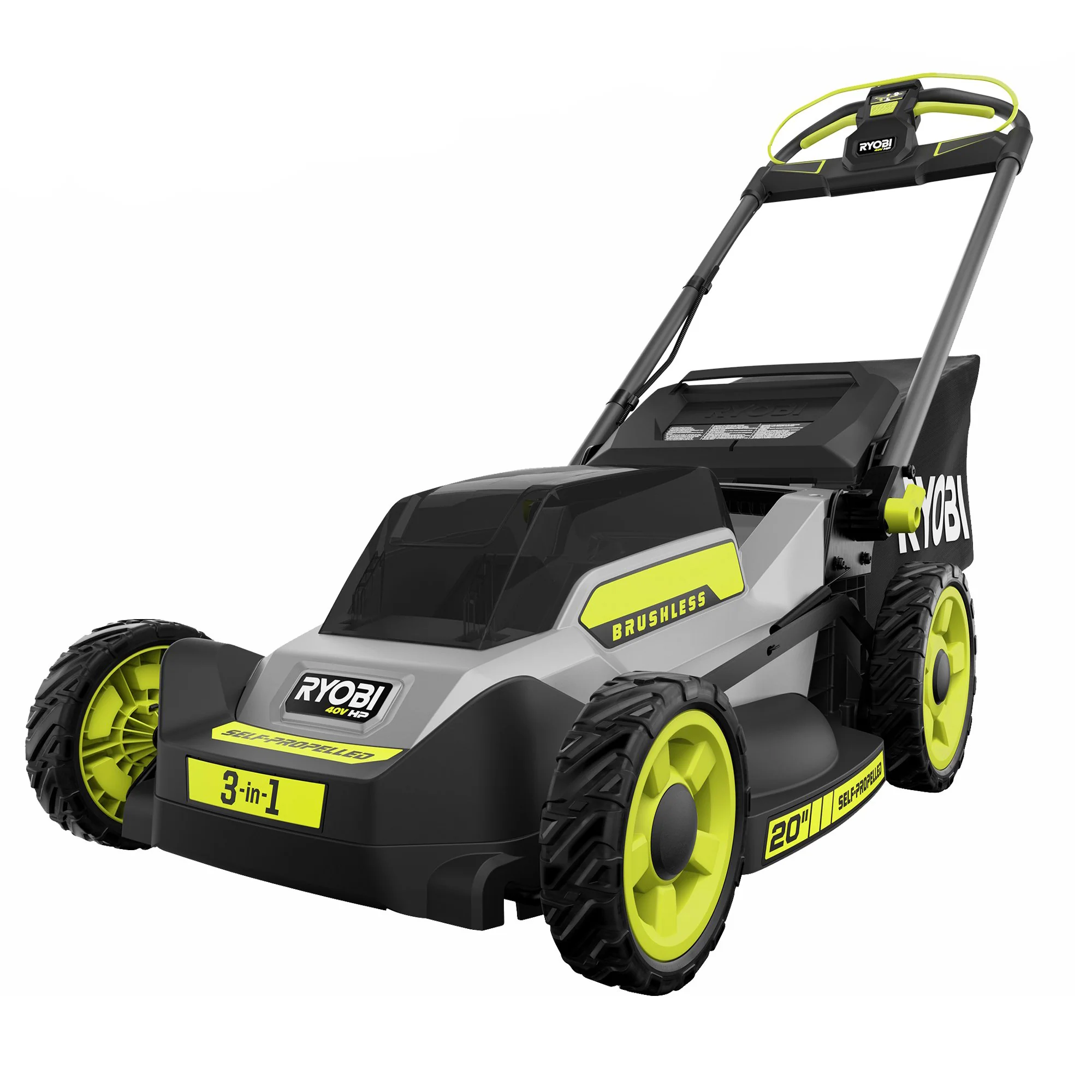 40V HP Brushless 20" Cordless Self-Propelled Mower