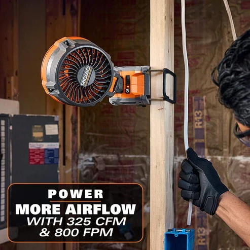 18V SubCompact Brushless Magnetic Clamp Fan - Image 4