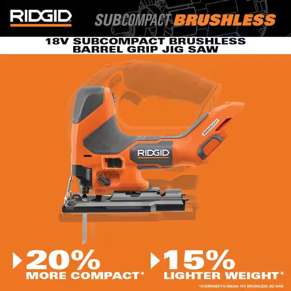 18V SubCompact Brushless Barrel Grip Jig Saw - Image 6