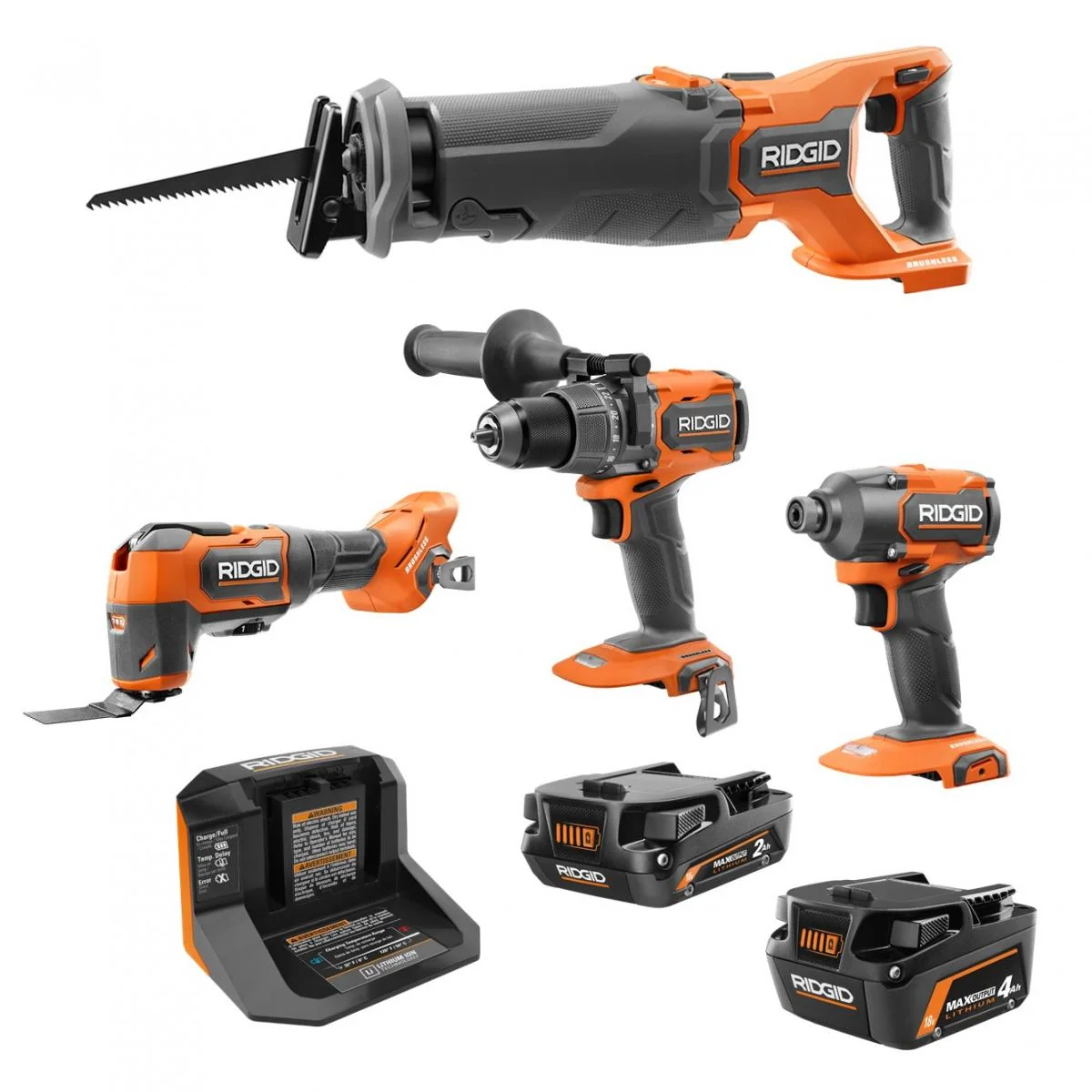 18V Brushless 4-Tool Combo Kit