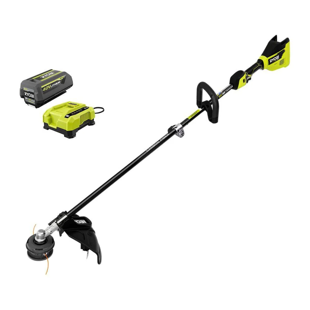 40V HP Brushless 15" Carbon Fiber Attachment Capable String Trimmer Kit