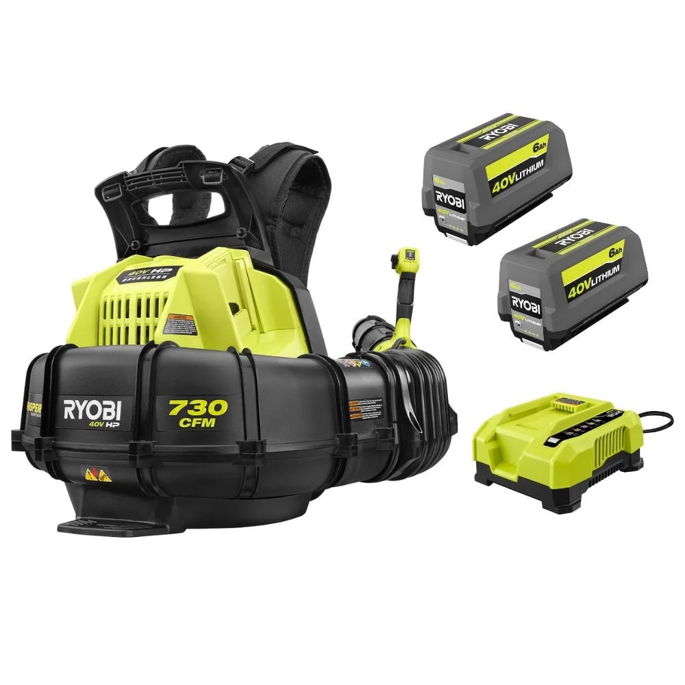 40V HP Brushless WHISPER SERIES Backpack Blower Kit