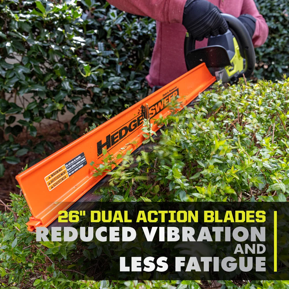40V HP Brushless WHISPER SERIES 26" Hedge Trimmer Kit - Image 6