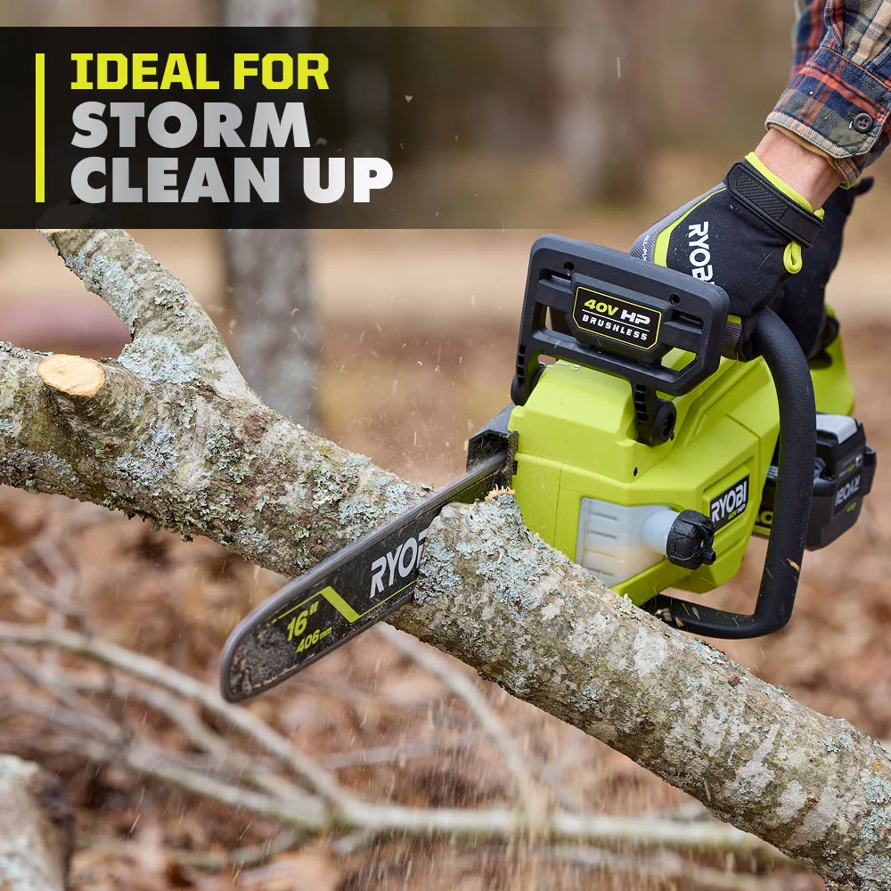 40V HP Brushless 16" Chainsaw Kit - Image 8