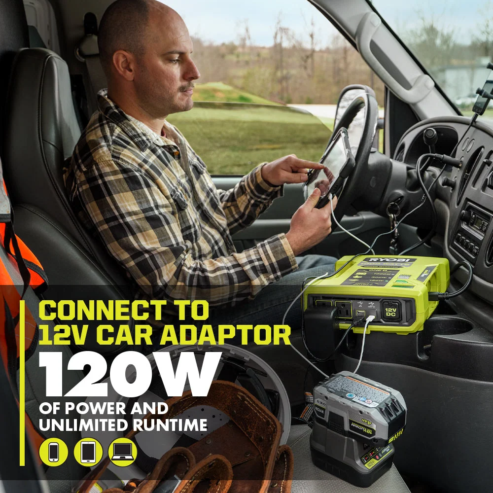 18V ONE+ 1000 Watt Automotive Power Inverter - Image 3