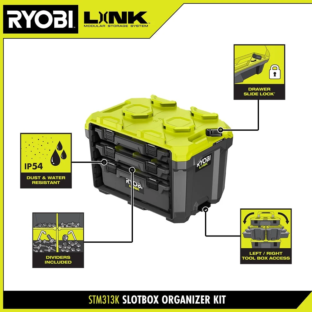 LINK SlotBox Organizer Drawer Tool Box Kit - Image 4