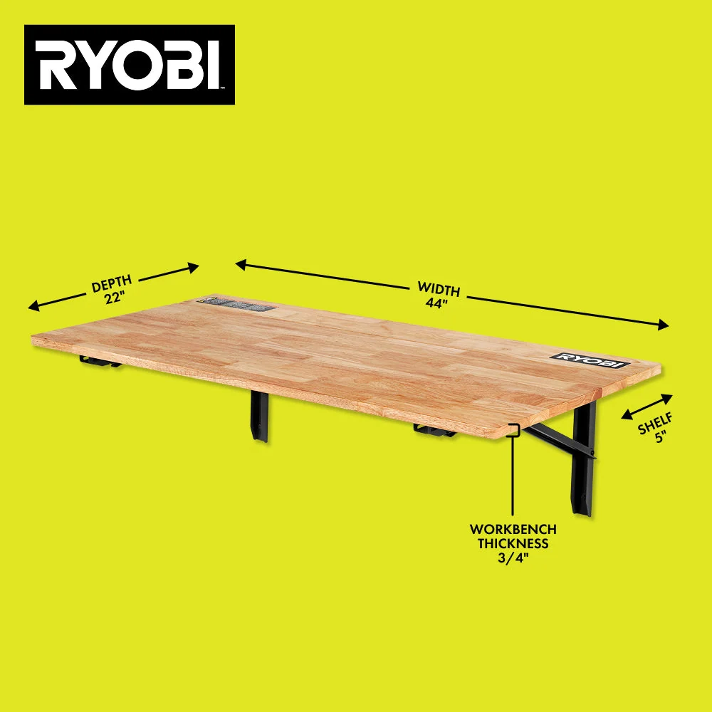 Stowaway Wall Mounted Workbench - Image 2